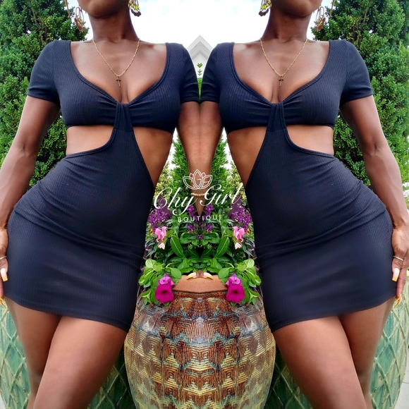 Cut Out Side LBD  (LAST ONE) - Picture 1 of 5